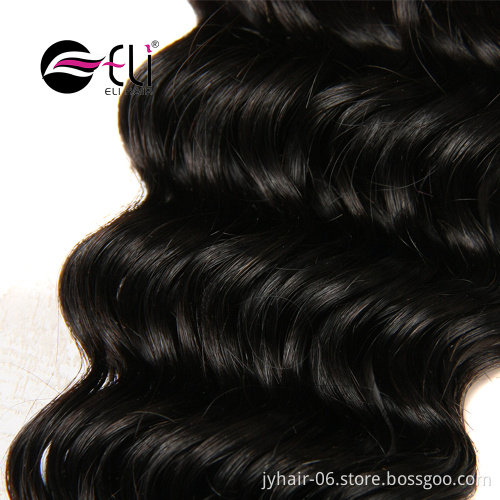 Comfortable 100% Unprocessed brazilian hair deep waves wholesale online